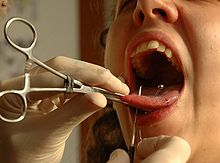 Piercing in der Zunge stechen lassen Piercing stechen lassen